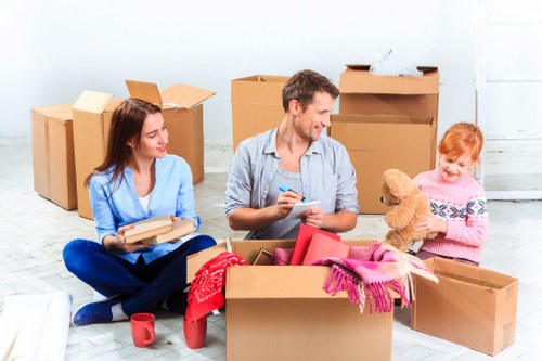 Customer service review process for a van moving company