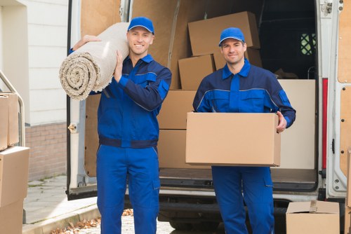 Packing and loading furniture for removals in Longford