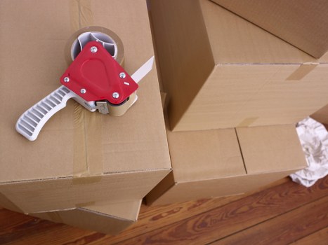 Local moving van helping with a residential relocation in Longford